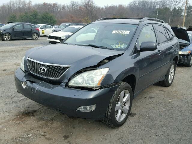 JTJHA31U940024836 - 2004 LEXUS RX 330 GRAY photo 2