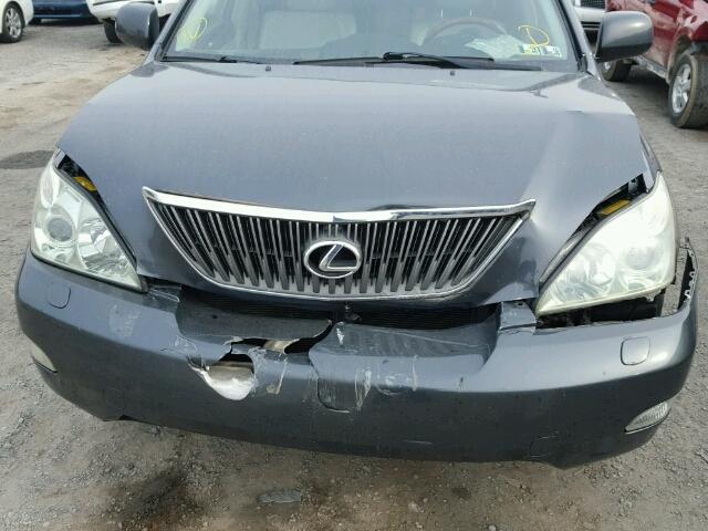 JTJHA31U940024836 - 2004 LEXUS RX 330 GRAY photo 9