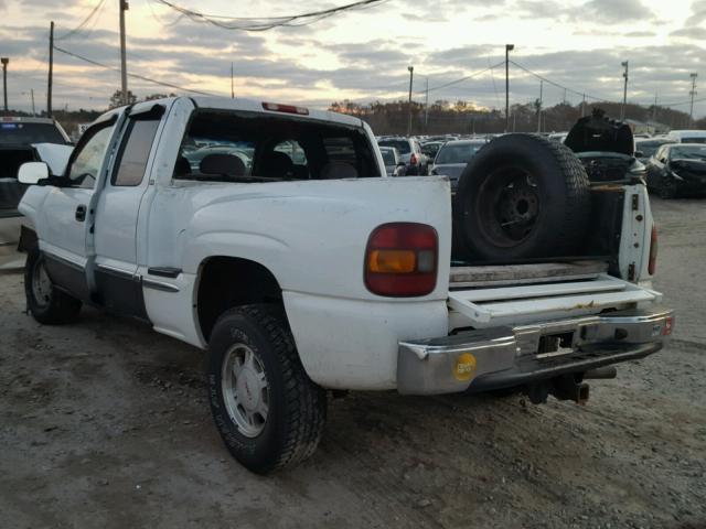 2GTEK19T111148053 - 2001 GMC NEW SIERRA WHITE photo 3