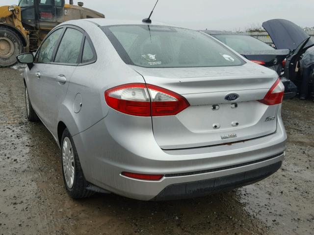 3FADP4AJ5FM145980 - 2015 FORD FIESTA S SILVER photo 3