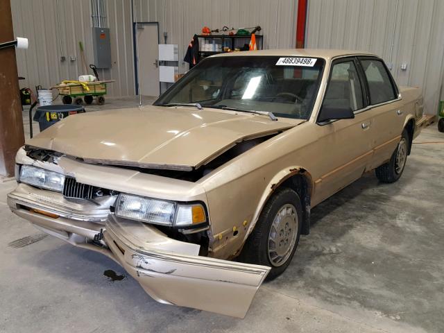 1G3AG54N9P6343240 - 1993 OLDSMOBILE CUTLASS CI TAN photo 2