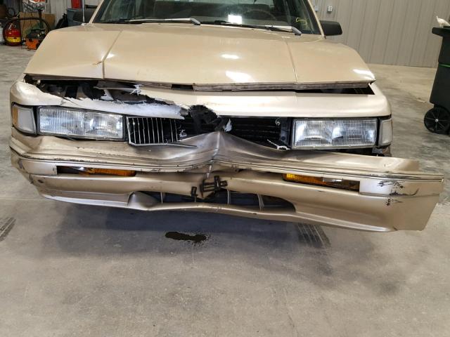 1G3AG54N9P6343240 - 1993 OLDSMOBILE CUTLASS CI TAN photo 9