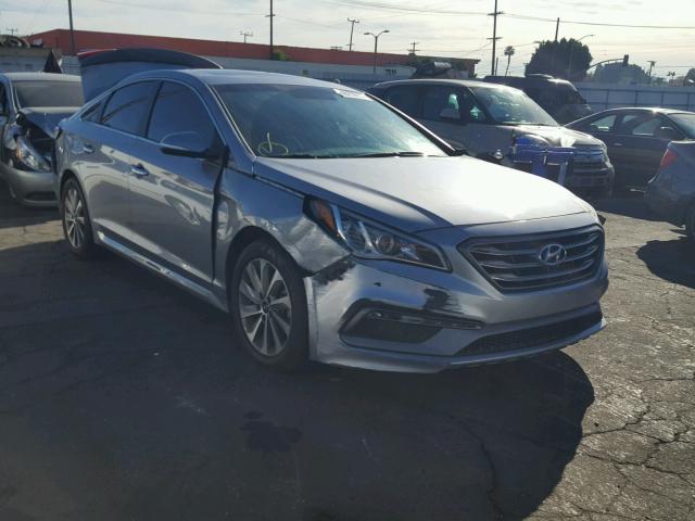 5NPE34AF0GH399075 - 2016 HYUNDAI SONATA SPO SILVER photo 1