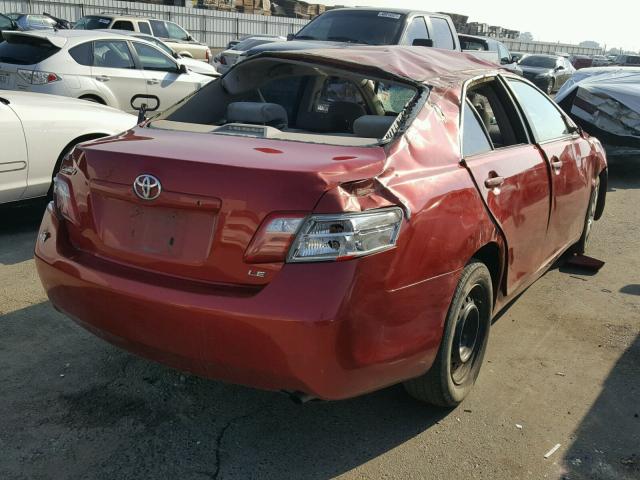 4T1BE46K27U023241 - 2007 TOYOTA CAMRY NEW RED photo 4