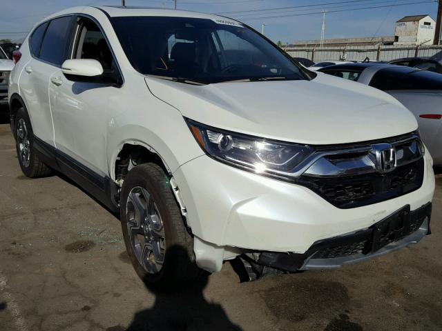 2HKRW2H84HH643073 - 2017 HONDA CR-V EXL WHITE photo 1