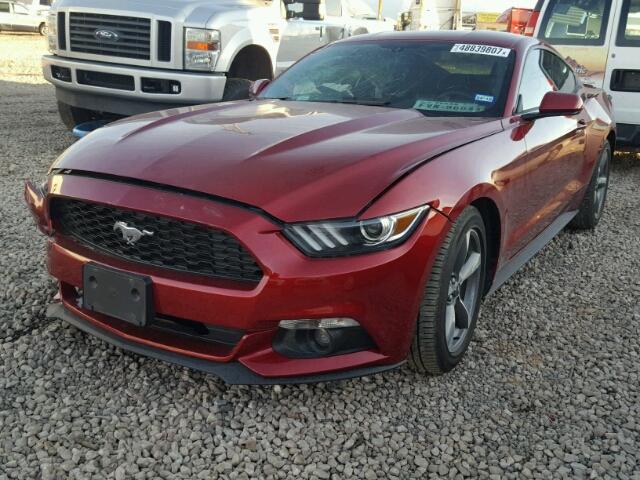 1FA6P8AM3F5337429 - 2015 FORD MUSTANG MAROON photo 2