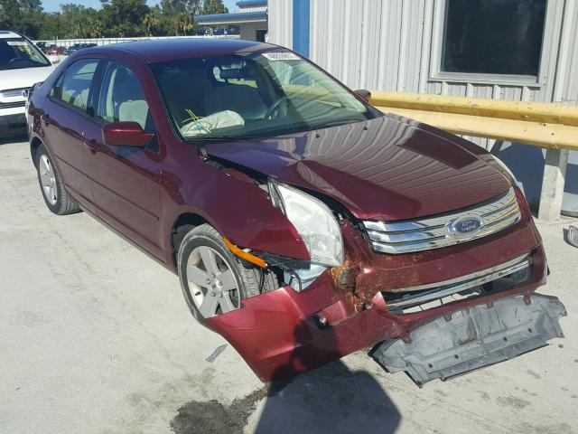 3FAHP071X7R105710 - 2007 FORD FUSION SE BURGUNDY photo 1