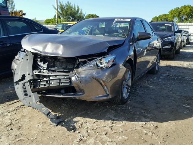 4T1BF1FK3HU267848 - 2017 TOYOTA CAMRY LE BROWN photo 2