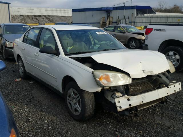 1G1ZS51F76F239450 - 2006 CHEVROLET MALIBU LS WHITE photo 1