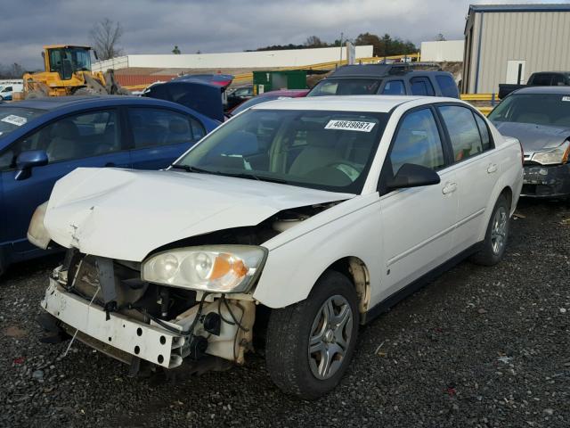 1G1ZS51F76F239450 - 2006 CHEVROLET MALIBU LS WHITE photo 2