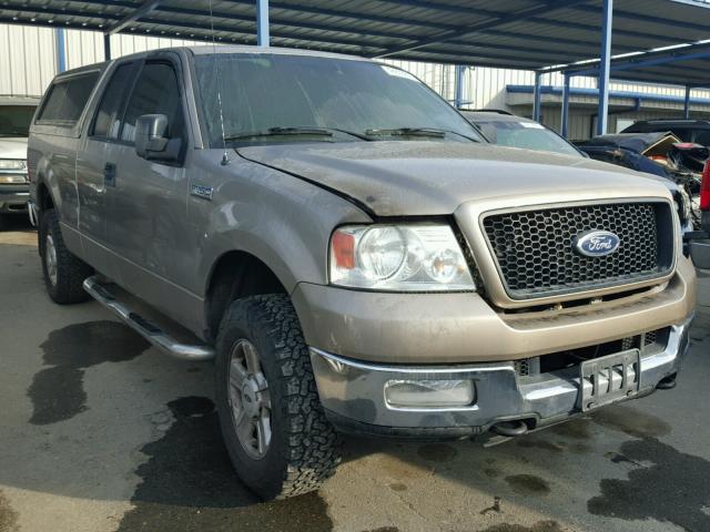 1FTPX14574NB69897 - 2004 FORD F150 BROWN photo 1