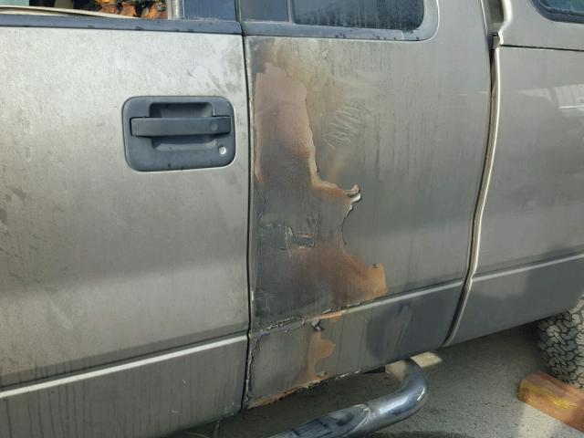 1FTPX14574NB69897 - 2004 FORD F150 BROWN photo 9