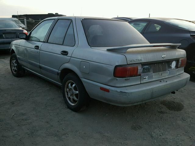 1N4EB31P7PC758199 - 1993 NISSAN SENTRA E GRAY photo 3