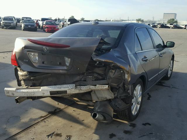 1HGCM66577A039715 - 2007 HONDA ACCORD EX SILVER photo 4