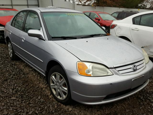 2HGES16633H919350 - 2003 HONDA CIVIC LX SILVER photo 1