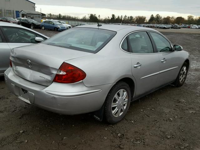2G4WC582761166383 - 2006 BUICK LACROSSE C SILVER photo 4