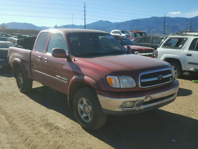 5TBBT4814YS067853 - 2000 TOYOTA TUNDRA ACC RED photo 1