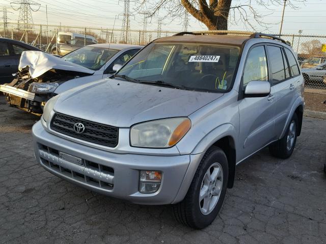 JTEHH20V020144617 - 2002 TOYOTA RAV4 SILVER photo 2