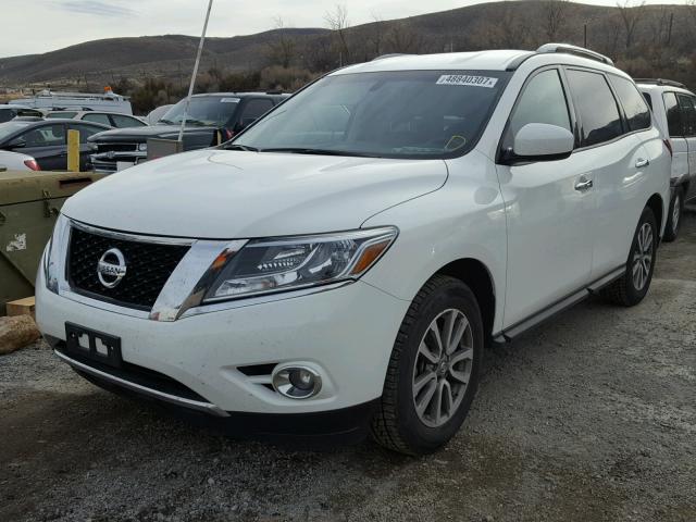 5N1AR2MM9FC682009 - 2015 NISSAN PATHFINDER WHITE photo 2