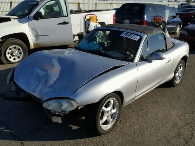 JM1NB353810218564 - 2001 MAZDA MX-5 MIATA SILVER photo 2