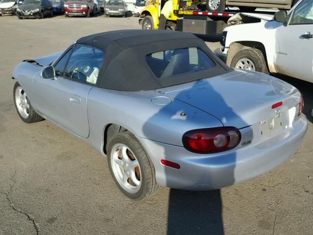 JM1NB353810218564 - 2001 MAZDA MX-5 MIATA SILVER photo 3