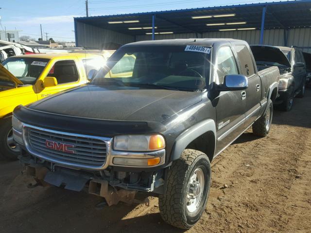 1GTHK231X2F152882 - 2002 GMC SIERRA K25 BLACK photo 2