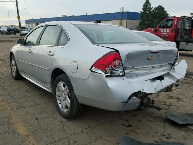 2G1WB5EK2B1146928 - 2011 CHEVROLET IMPALA LT SILVER photo 3