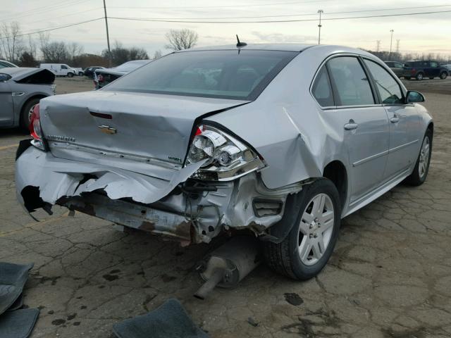 2G1WB5EK2B1146928 - 2011 CHEVROLET IMPALA LT SILVER photo 4