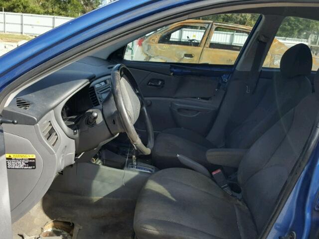 KNADE163666095810 - 2006 KIA RIO 5 BLUE photo 5