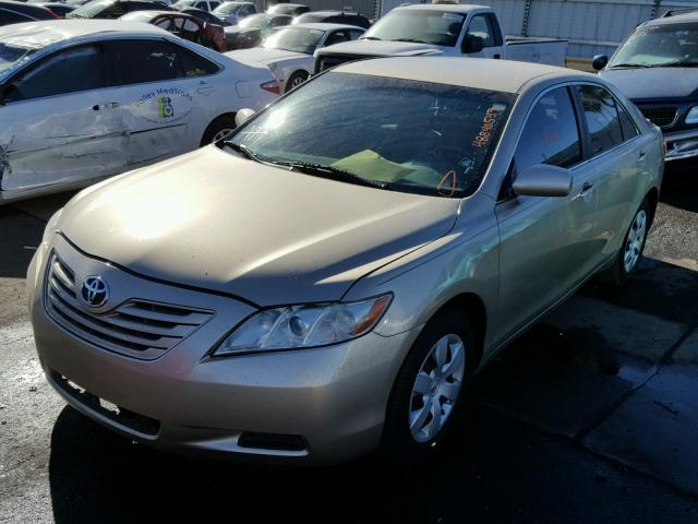 4T1BE46K99U411537 - 2009 TOYOTA CAMRY BASE GOLD photo 2