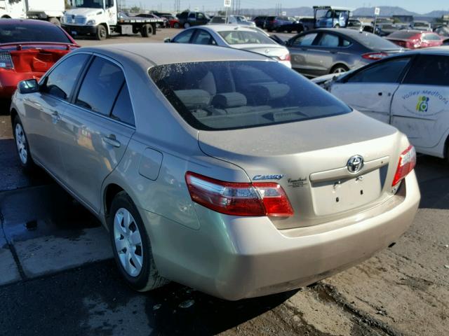 4T1BE46K99U411537 - 2009 TOYOTA CAMRY BASE GOLD photo 3