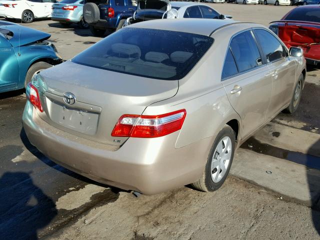 4T1BE46K99U411537 - 2009 TOYOTA CAMRY BASE GOLD photo 4