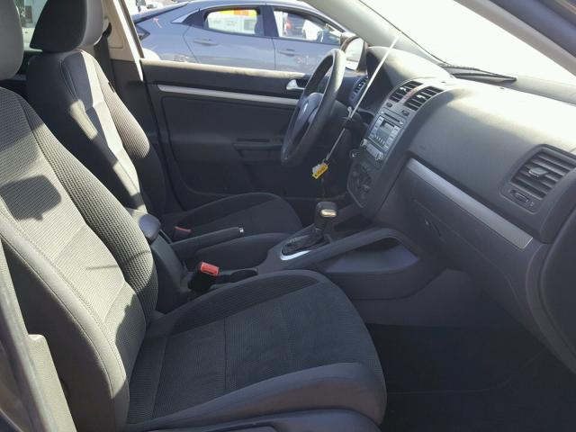 3VWJZ71K59M056008 - 2009 VOLKSWAGEN JETTA S 石墨色 照片 5