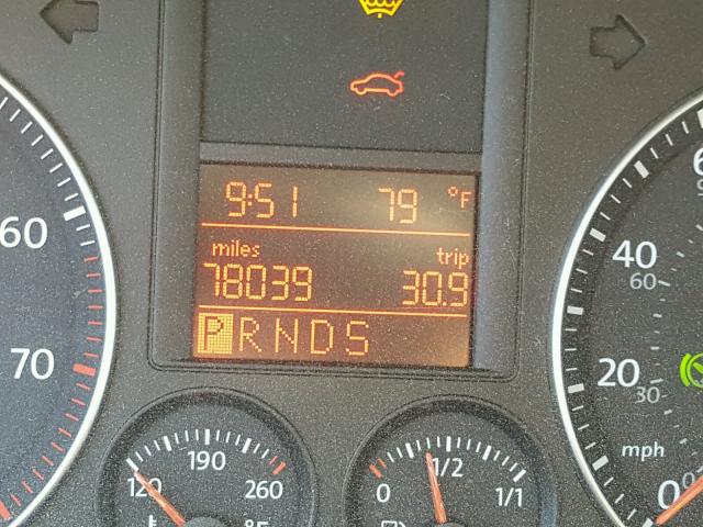 3VWJZ71K59M056008 - 2009 VOLKSWAGEN JETTA S 石墨色 照片 8