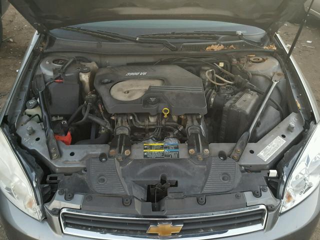 2G1WC581469299799 - 2006 CHEVROLET IMPALA LT GRAY photo 7