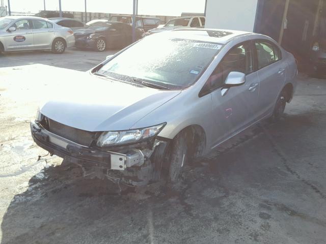 19XFB2F94DE039239 - 2013 HONDA CIVIC EXL Күміс фото 2