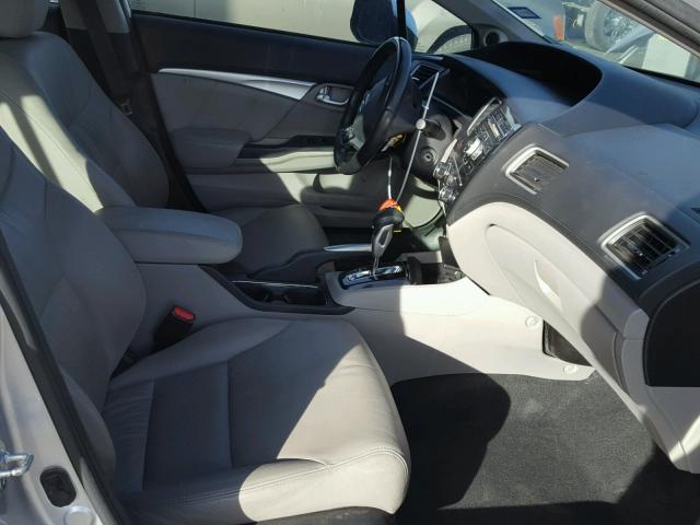 19XFB2F94DE039239 - 2013 HONDA CIVIC EXL Күміс фото 5