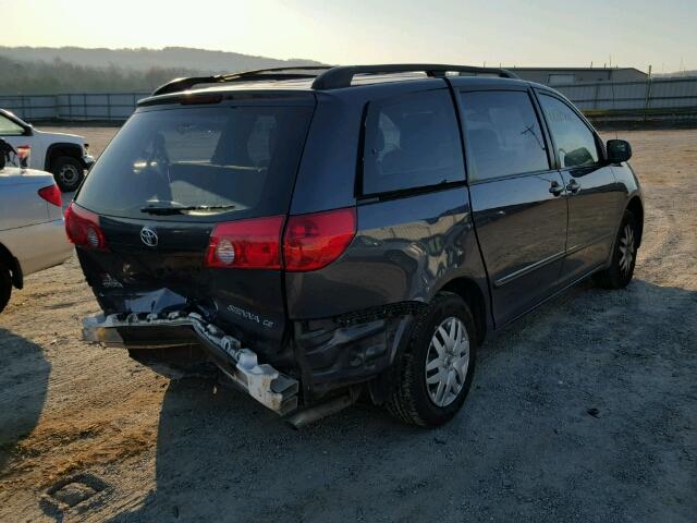 5TDZA23C56S389813 - 2006 TOYOTA SIENNA CE BLUE photo 4