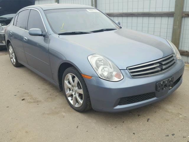 JNKCV51E75M210597 - 2005 INFINITI G35 BLUE photo 1