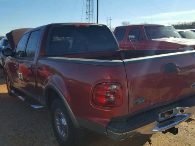 1FTRW07602KC14624 - 2002 FORD F150 SUPER RED photo 3