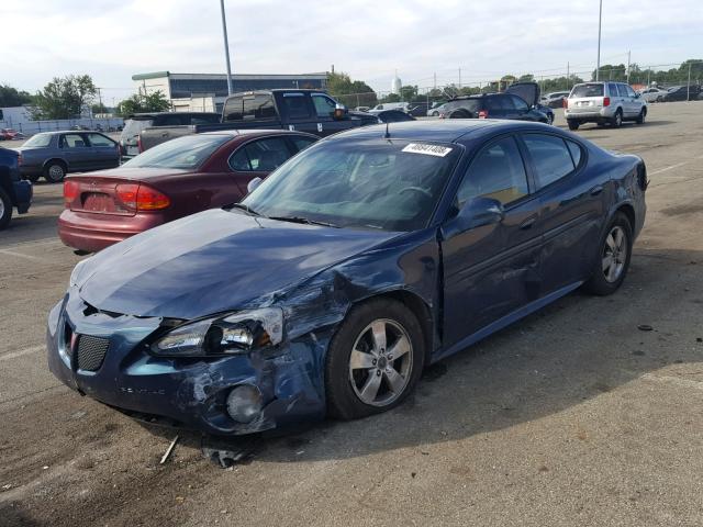 2G2WS522151199043 - 2005 PONTIAC GRAND PRIX Կապույտ լուսանկար 2