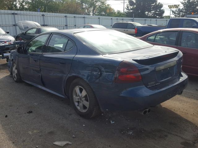 2G2WS522151199043 - 2005 PONTIAC GRAND PRIX Կապույտ լուսանկար 3