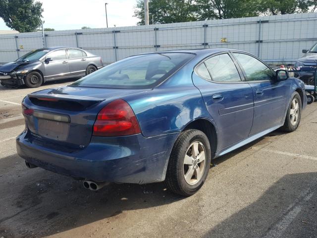 2G2WS522151199043 - 2005 PONTIAC GRAND PRIX Կապույտ լուսանկար 4