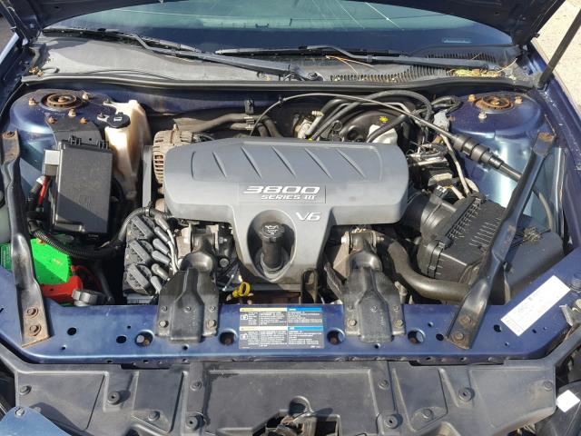 2G2WS522151199043 - 2005 PONTIAC GRAND PRIX Կապույտ լուսանկար 7
