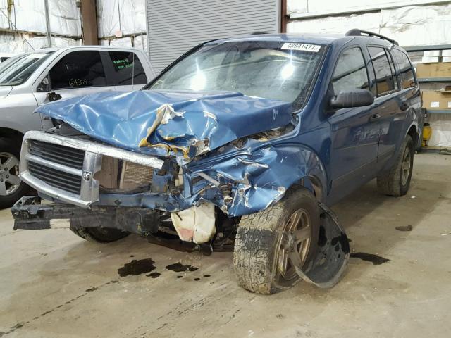 1D4HB48216F141663 - 2006 DODGE DURANGO SL BLUE photo 2