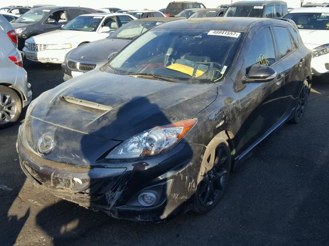 JM1BL1L40D1775631 - 2013 MAZDA SPEED 3 BLACK photo 2