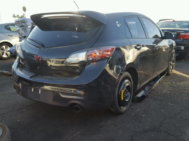 JM1BL1L40D1775631 - 2013 MAZDA SPEED 3 BLACK photo 4