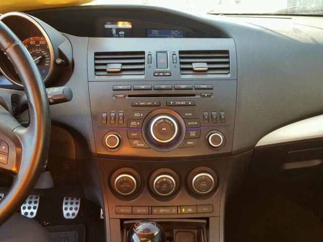 JM1BL1L40D1775631 - 2013 MAZDA SPEED 3 BLACK photo 9