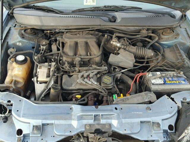 1FAFP53U76A143232 - 2006 FORD TAURUS SE BLUE photo 7