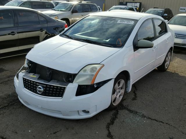 3N1AB61E18L720310 - 2008 NISSAN SENTRA 2.0 WHITE photo 2